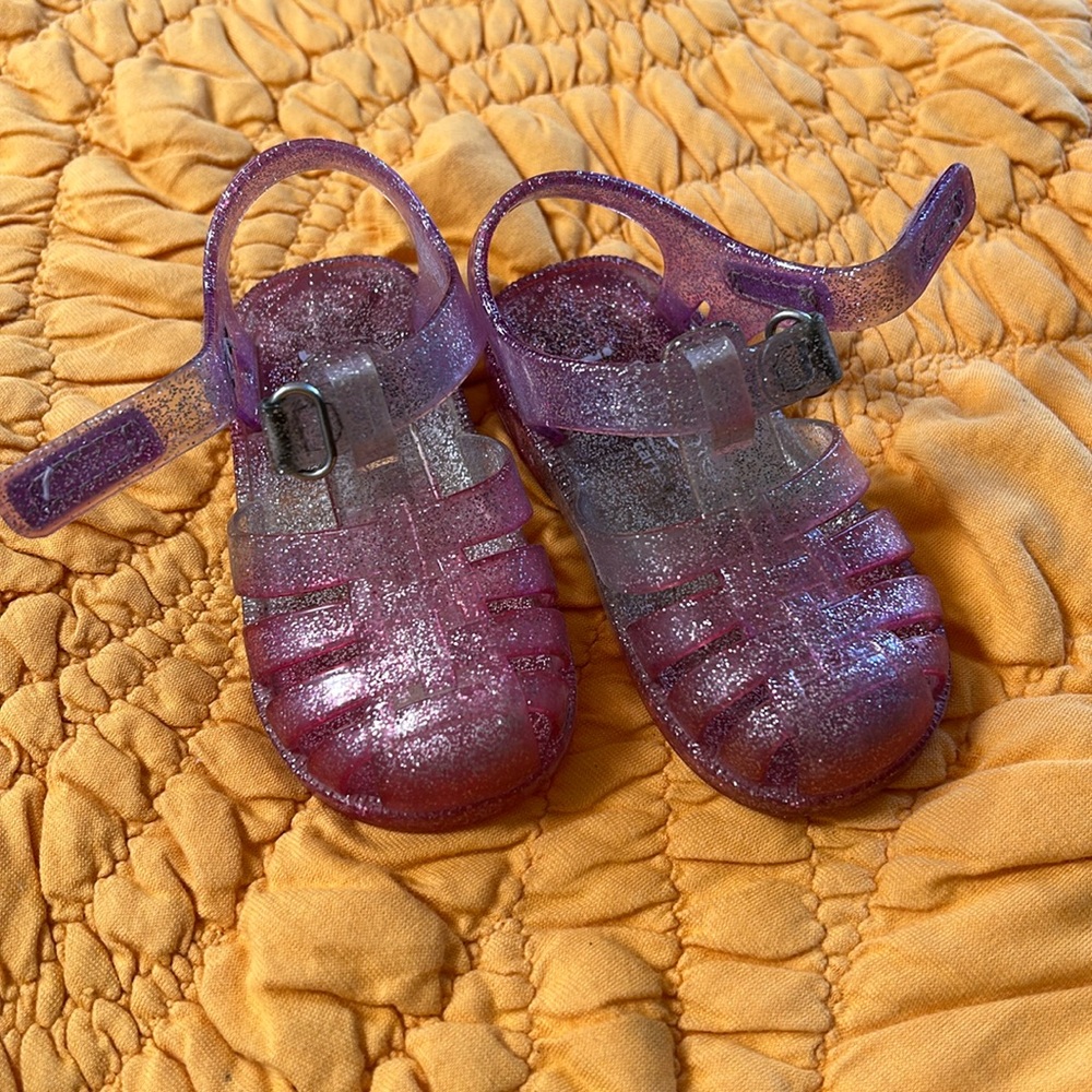 Carters baby toddler girl jellies, normal use but have a lot more in them
